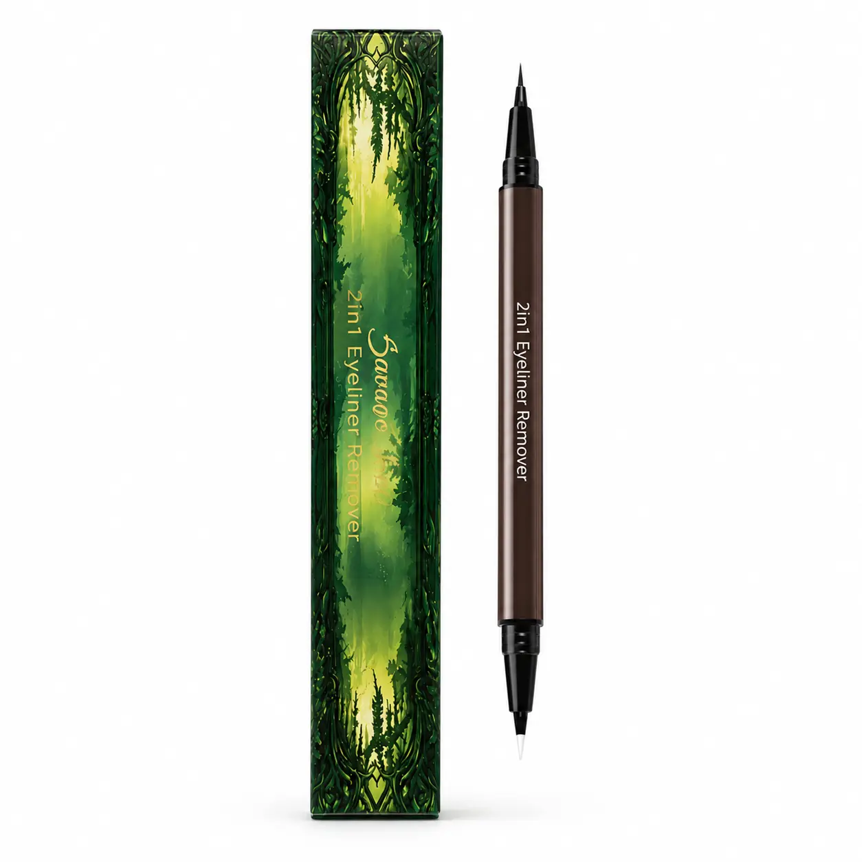 2-in-1 Precision Eyeliner Pen with Ultra-Fine Tip & Correction Tip, Detail Liner for Lower Lashes, Lash Line, Inner Corner & Wing Makeup