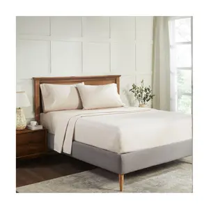 Superior Melange Flannel Cotton Deep Pocket Sheet Set, Full