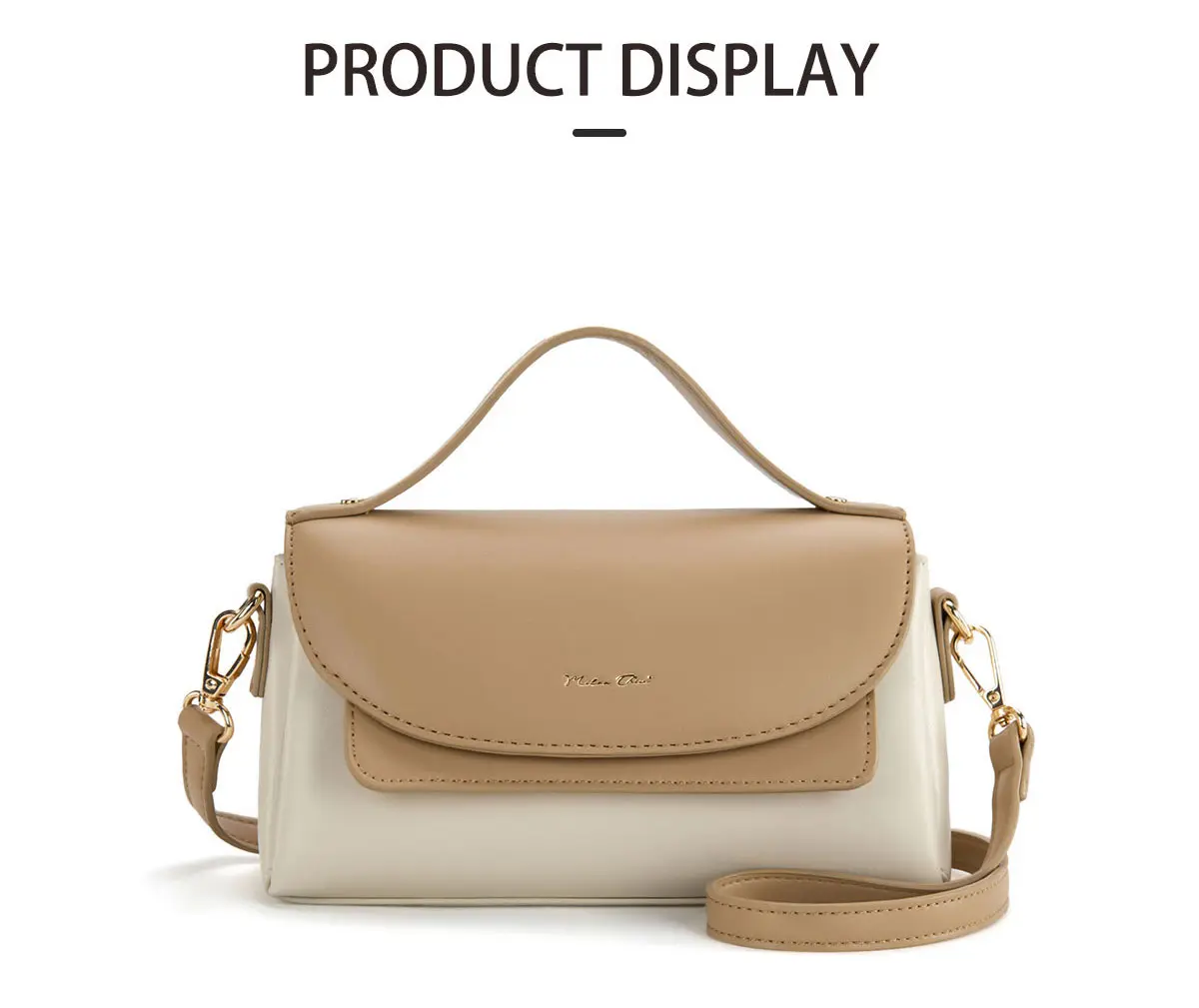 Milan Chiva Purses for Women - Elegant Square Top Handle Fashionable Crossbody Bag with Adjustable Strap and Hidden Pocket, Crossbody Or Tote, Handbags For Women, Shoulder Bag For Women