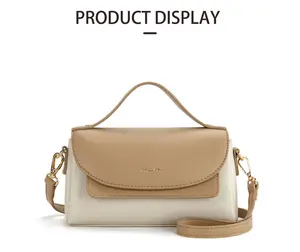 Milan Chiva Small Crossbody Purse for Women Elegant TopHandle Designer Square Bags with Adjustable Strap &Hidden Zipper Pocket