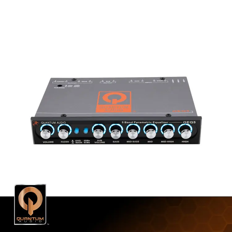 QEQ5 : 5 Band Eq W/ Low Pass Xover On Face