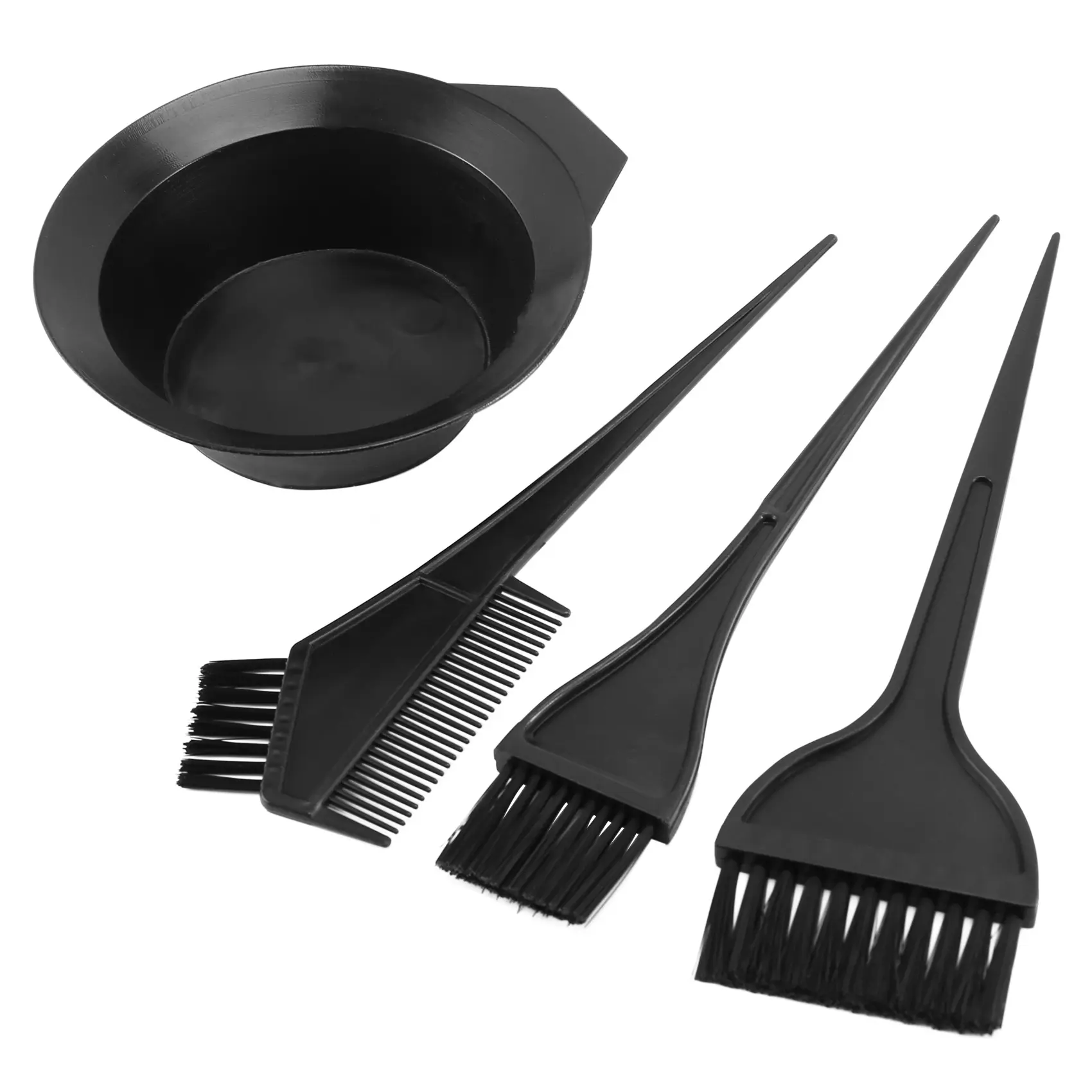 Unisex High-Quality Haircare Dye Tool Kit - At-Home Tinting Beauty Products with Color Tint Bowl, Comb, Brushes