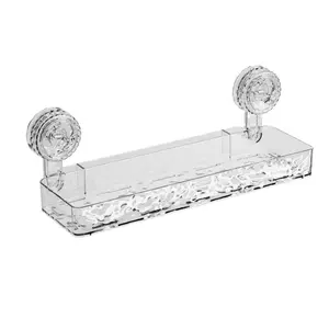 Wall-Mounted Suction Cup Storage Rack, Kitchen Sink Organizer, Bathroom Holder, Bath Accessories, Cosmetic Stand