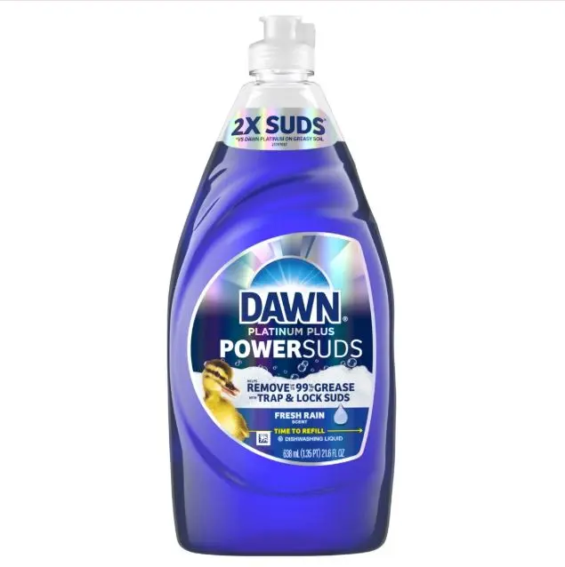 Dawn Platinum Plus PowerSuds Liquid Dish Soap, 21.6 oz. Bottle Household Plastic