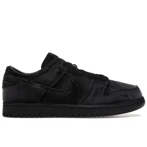 Nike Men's Dunk Low Dover Street Market Triple Black Velvet, from StockX