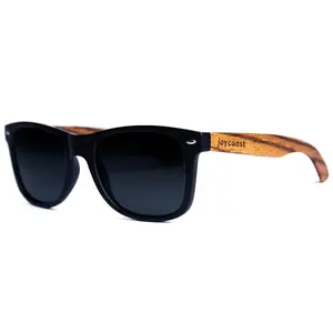Zebu Zebrawood Wooden Sunglasses | Polarized UV400 | Joycoast