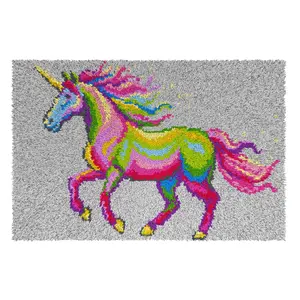 Latch hook rug kit "Unicorn" 4249
