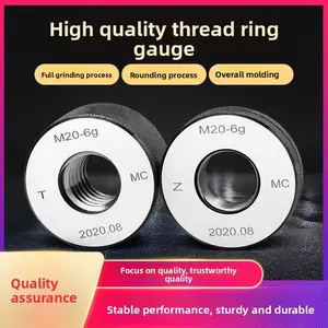 High Precision CIHORD Metric Thread Ring Gauge 6G M1.0-M13 Coarse & Fine Pitch Measuring Tool(1)