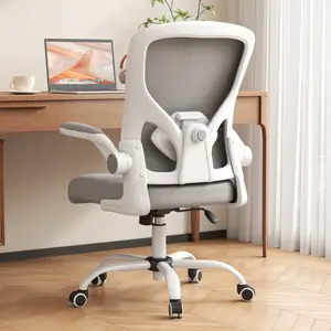 Gzagdecr Office Chair, Ergonomic Desk Chair With Adjustable Lumbar Support Flip-up Arms,Comfortable Swivel Mesh Back Computer Chair Executive Task Chair for Home Office Use