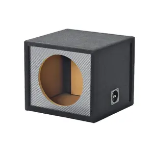 Atrend 12 in Single Slot Carbon Fiber Vented Enclosure - Proudly USA Built for Alpine Subwoofers E-S-R-X Series-with Premium Faceplate Options