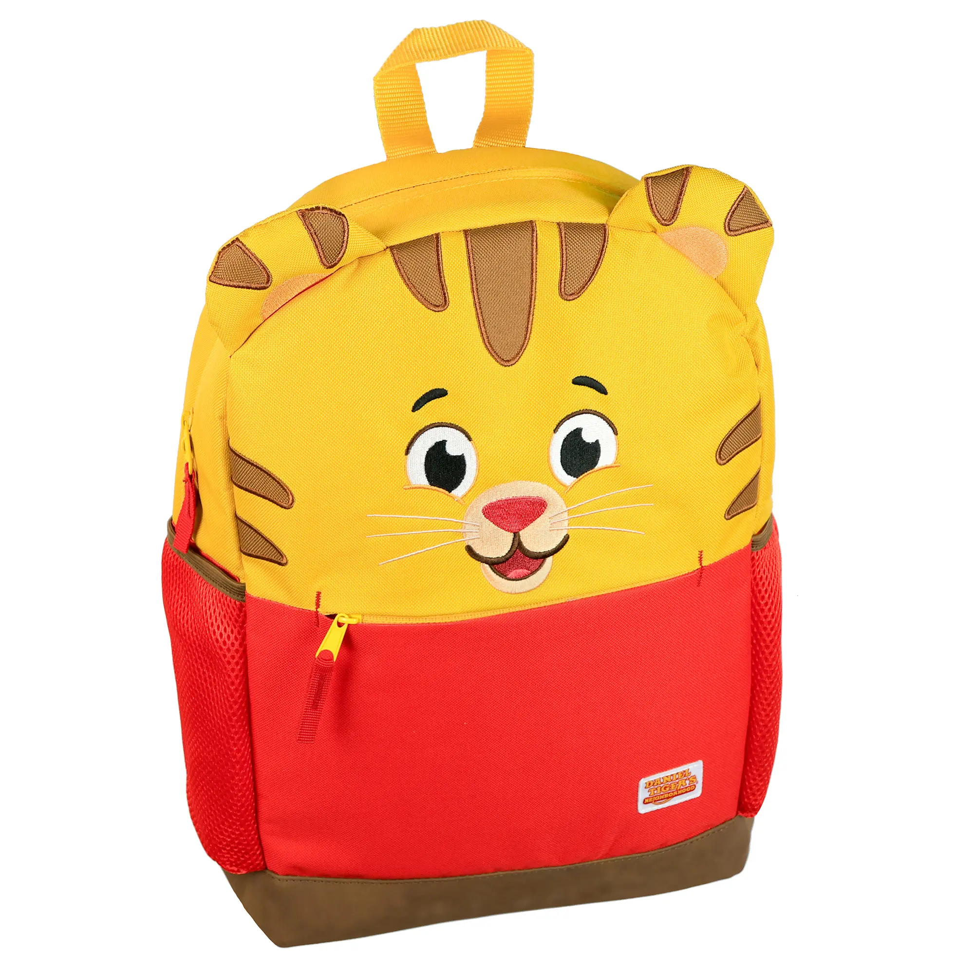 Daniel Tiger's Neighborhood Backpack 16" 3D Character Embroidered Bookbag with Adjustable Shoulder Straps