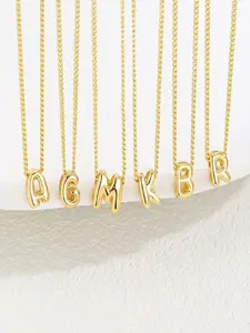 Necklace Featuring 26 English Bubble Letters, Perfect As a Holiday Or Birthday Gift for Family And Friends