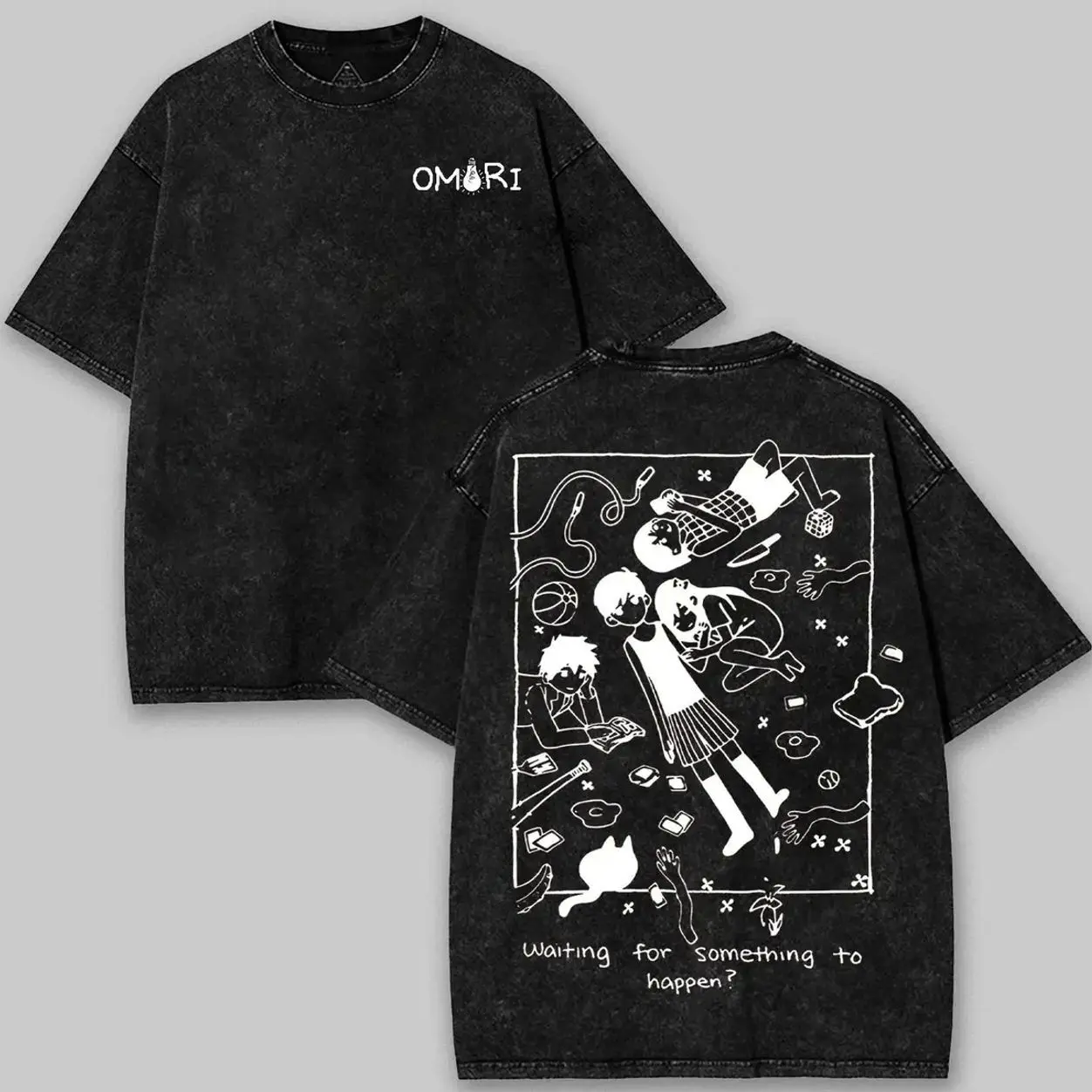 Omori Shirt, Sunny Basil Kel Aubrey Hero Mari Shirt, Cat Lovers