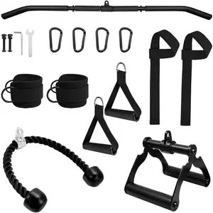 Machine Accessories for  Gym, Triceps Press Down  Machine Attachments, LAT Pull Down Attachments for Weight Fitness