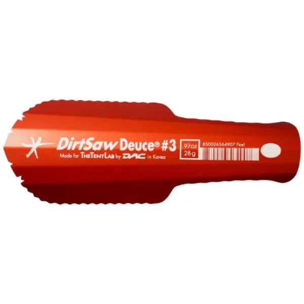 TheTentLab 381531 Dirtsaw Deuce No.3 Trowel, Fire