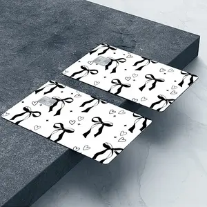 2 Credit Card Debit Card Skin Stickers, Ultra-Thin Matte Feel Waterproof Scratch-Resistant Durable Creative Colorful Patch for Small Chip Cards Sticker Packs