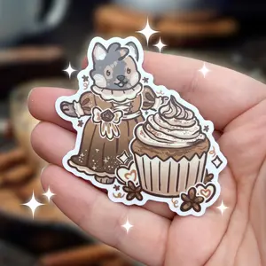 Anise Fashion Cupcake Chai ~ Sticker
