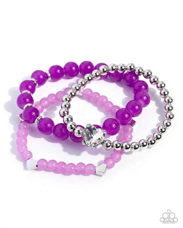 Imperial impression purple bracelet