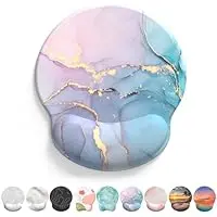 Cyan Pink Marble