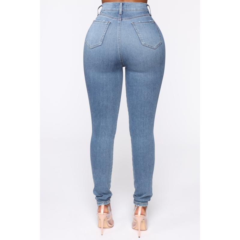 Flex Game Strong Super High Rise Skinny Jeans - Light Wash