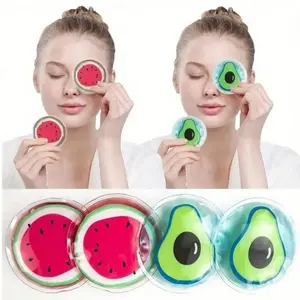 Gel Sleeping Eye Mask Set of 2, Effective for Dark Circles and Puffiness, Reusable, Cooling and Soothing, Cold Hot Therapy, Travel Essential