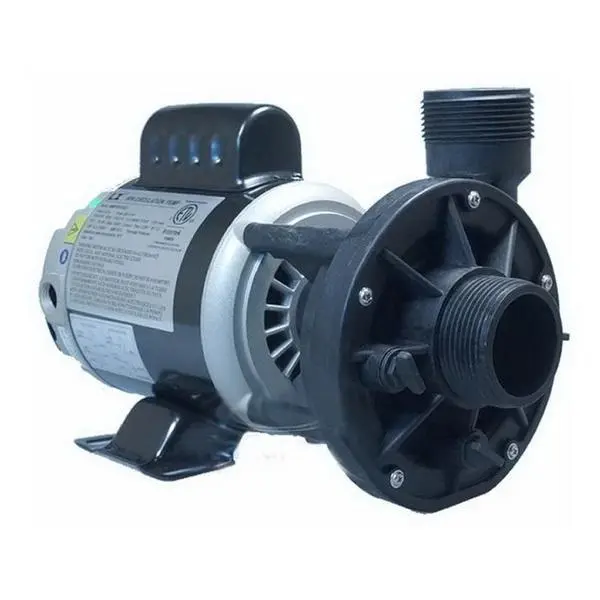 LINGXIAO 48WTC0153C-I Durable and Strong Spa & Hot Tub Circulating Pump, 1/15 HP Motor, 1.5 in. Threaded Ports, Dual Voltage 115-230V, 16.53 lbs, 1-15Hp Motor