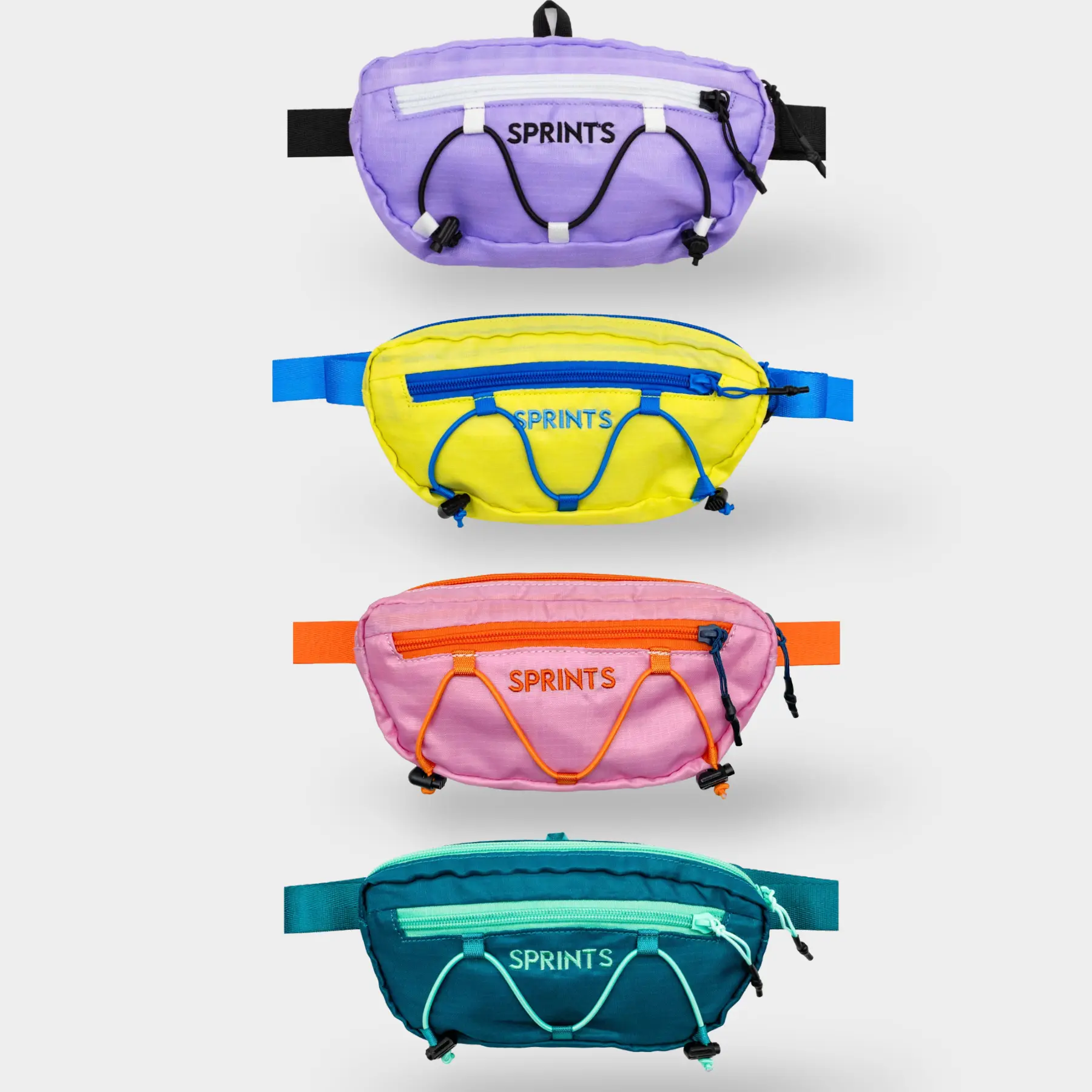 Sprints Sling-It No Bounce Running Bags, Belt Bag, Waist Pack, Gel Storage, Crossbody Belt Bags, Sport Waist Bag, Bounceless Runs, Storage Compartments, Bounce Strap, Marathon Runner