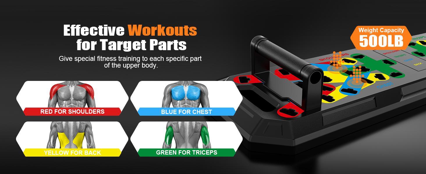 LALAHIGH Home Gym Kit, All-in-One Fitness Equipment with Push-Up Board, Resistance Bands with Bar, Pilates Bar, Pulley and Multi-Functional Training Board for Exercise Strength Training, Stable and Portable Home Workout Equipment