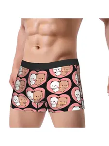 1pcs Bubu Dudu Underpants Breathbale Panties Men's Underwear Sexy Shorts Boxer Briefs Stretchy Boxer Briefs