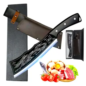Dragon-Patterned Chef's Cleaver, High-Performance Handle-Equipped Tool, Dragon-Shaped Cleaver with Gift Box, Versatile for Home & Outdoor Use, Ideal for Chefs, Knives tiktokshopspringglowup