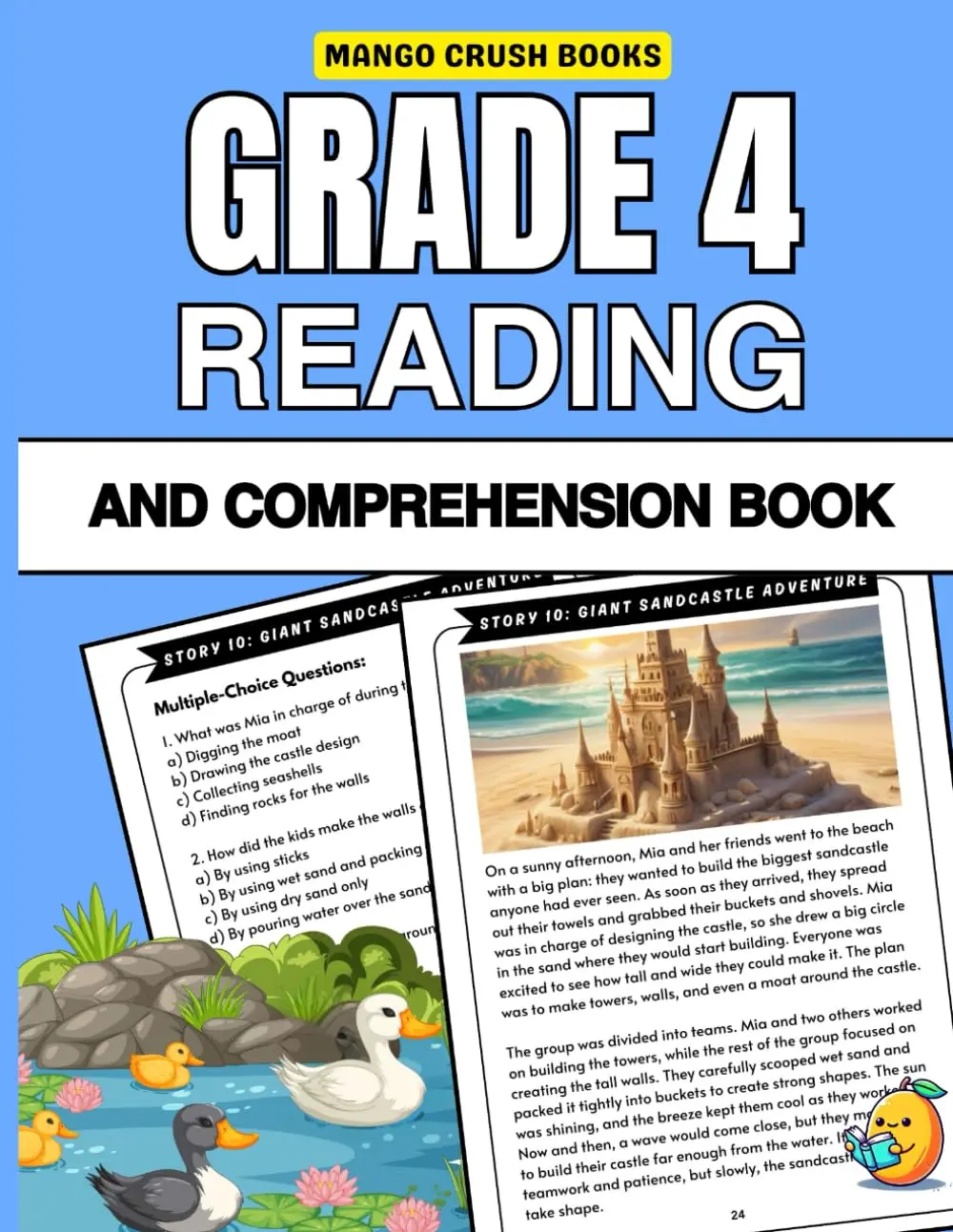 Grade 4 Reading and Comprehension Book (Reading and Comprehension Books for Grades K, 1, 2, 3, 4 and 5)
