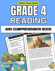 Grade 4 Reading and Comprehension Book (Reading and Comprehension Books for Grades K, 1, 2, 3, 4 and 5)