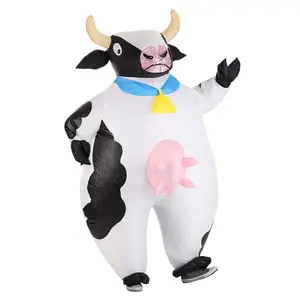 Adult Inflatable Spotted Cow Costume