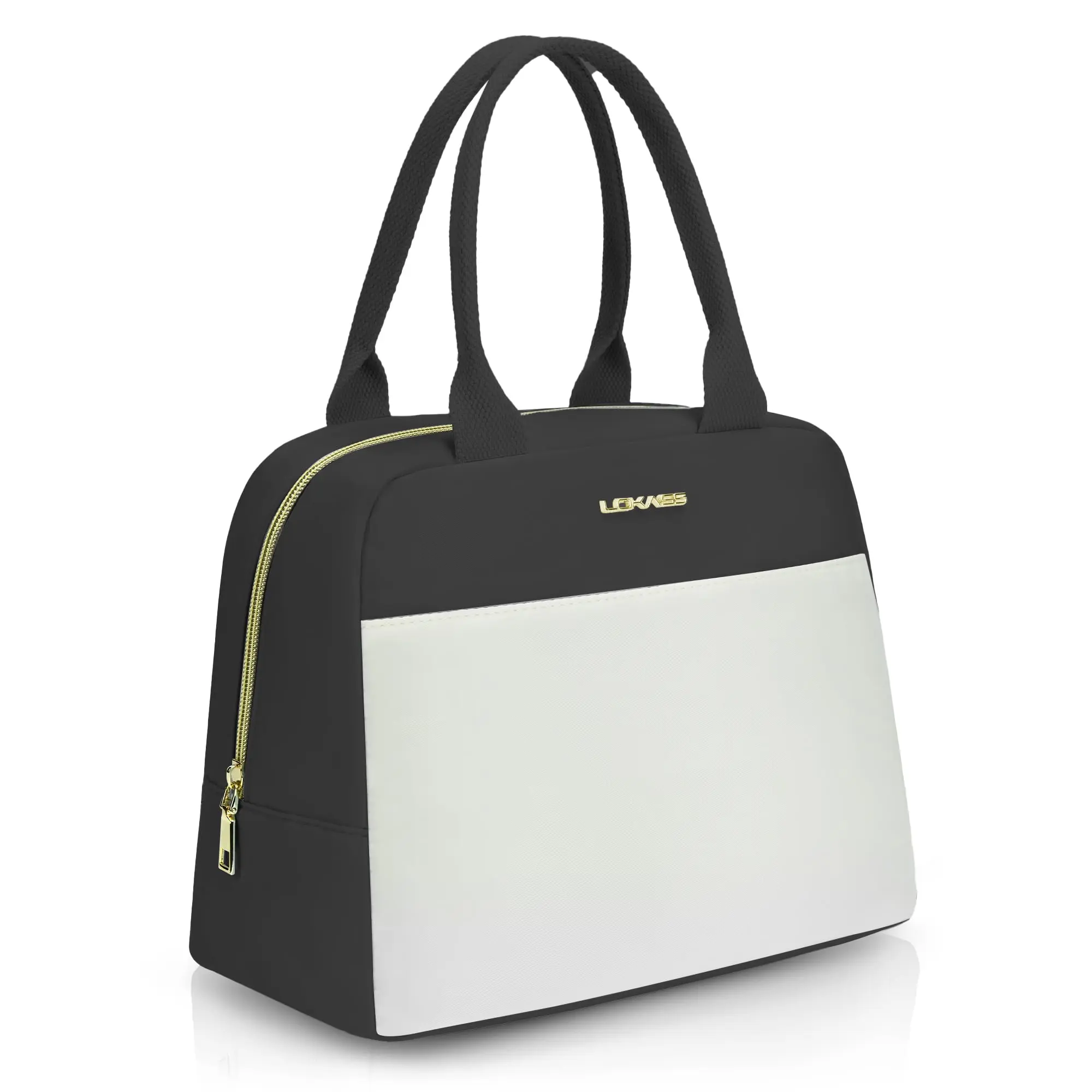 lunchbag LOKASS Lunch Bag for Mother's Day Insulated Adults Lunch Box with Front Pocket- Small Cute Lunch Tote for Work-Reusable Cooler Bag for Office Picnic Beach or Travel