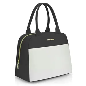 lunchbag LOKASS Lunch Bag for Mother's Day Insulated Adults Lunch Box with Front Pocket- Small Cute Lunch Tote for Work-Reusable Cooler Bag for Office Picnic Beach or Travel