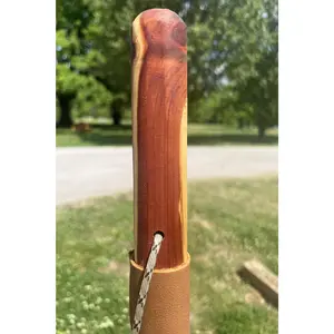 Original Red Cedar Walking Stick — Handcrafted Hiking Staff