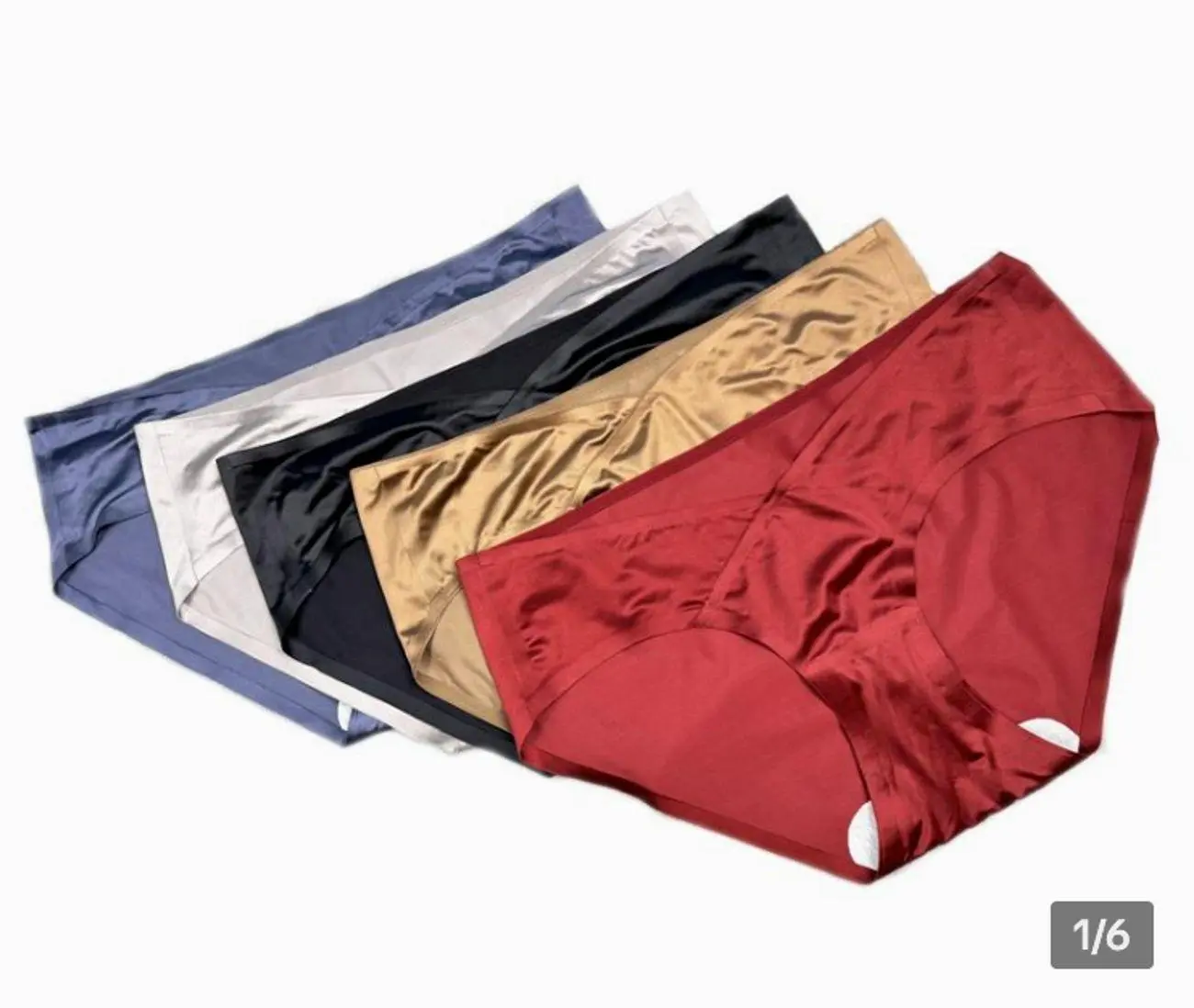 Seamless Silky Underpants Women’s Breathable Briefs High Stretch Comfortable Everyday Wear Pack of 5