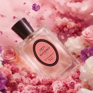 Murmure de Rose Eau de Parfum by Arts et Matières Made in France Family: Floral, Chypre  Top Notes: Lemon, Cassis, Black Currant , Pineapple  Heart Notes: Rose, Violets, Gardenia, Plum  Base Notes: Patchouli, Sandalwood, Vetiver, White Musk