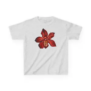 Red Orchid Baby Tee