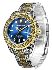 Vintage Floral Quartz Watch, Classic Timepiece, Elegant Design, Perfect for Daily Wear, Durable & Stylish, Ideal Gift Choice