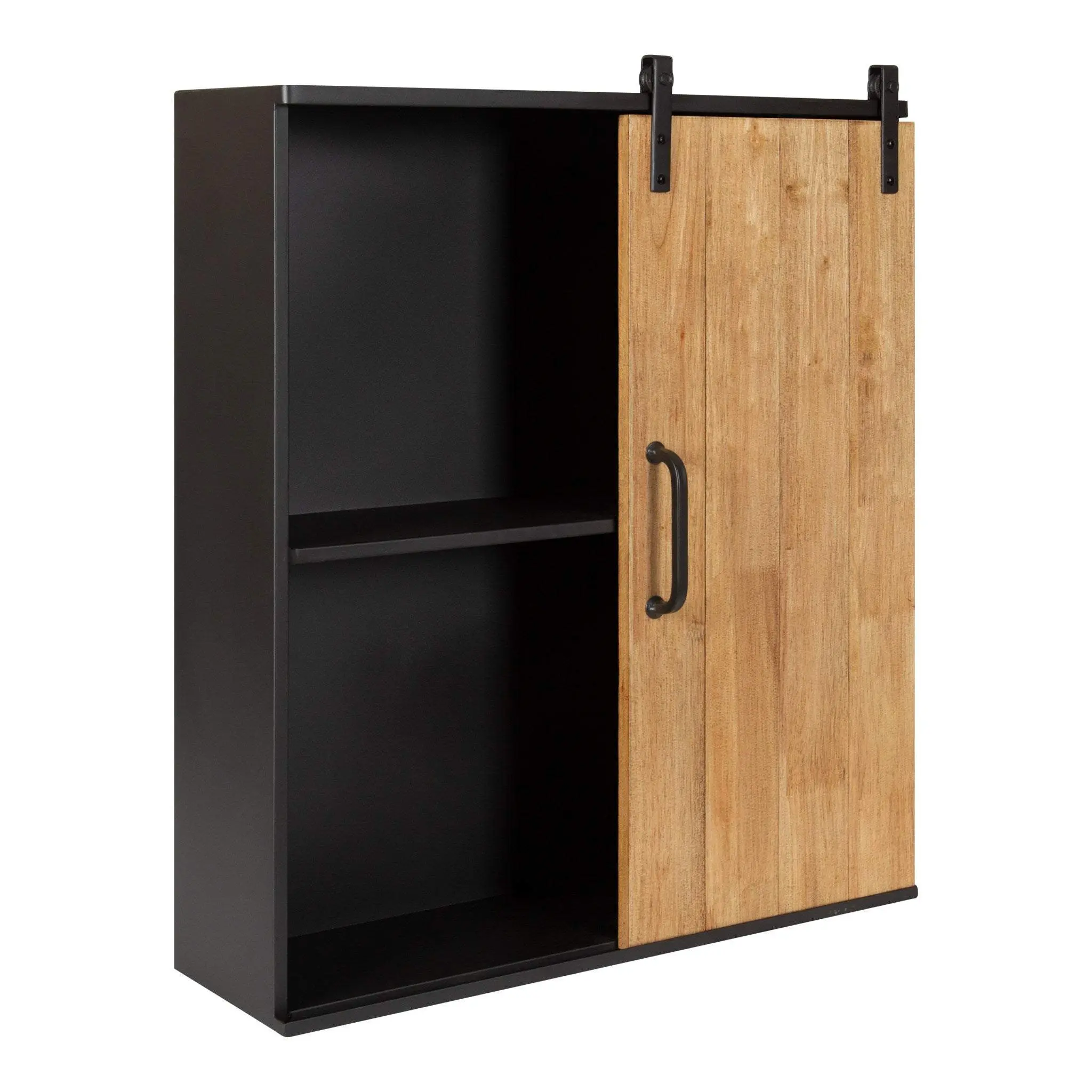 Samuels Decorative Sliding One Door Wall Cabinet