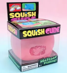 ice cube squishy pink