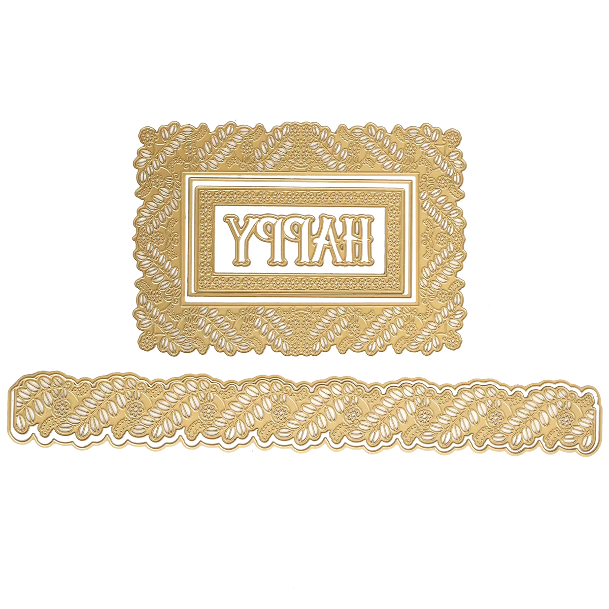 Happy 3D Frame and Border Dies