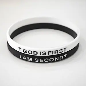2-packs-GOD IS FIRST BRACELET  I AM SECOND Motivational Message man BRACELET Thin style Religious Easter Gifts Springtok