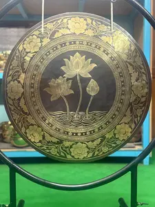 27 Inch Bronze Gong Handmade In Nepal One of One 0017