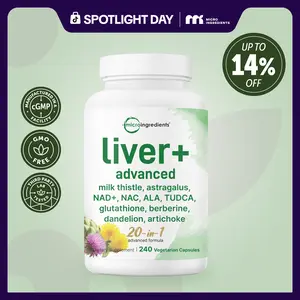 Micro Ingredients Liver Advanced+, 240 Veggie Capsules, 20-in-1 Advanced Support Complex Micro Ingredients Liver Advanced+, 240 Veggie Capsules, 20-in-1 Advanced Support Complex