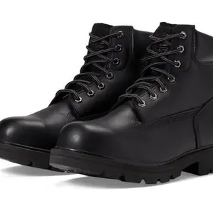 Timberland PRO Unisex-Adult Sawhorse 6" Composite Safety Toe Industrial Work Boot - Premium Leather and Textile - Boy, Closed