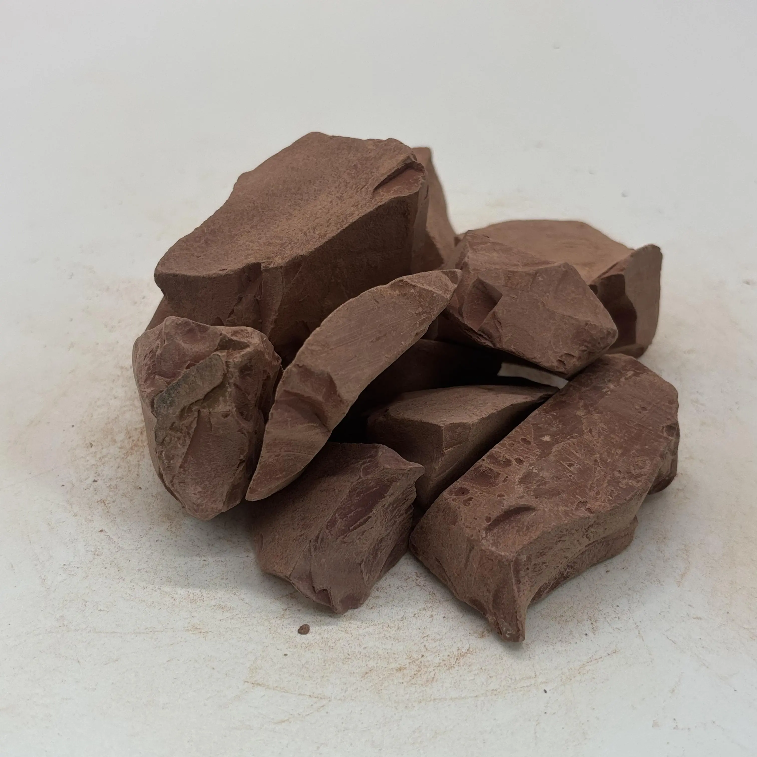 200g (7oz) Edible Pink Kaolin Clay Chunks - Natural Cosmetic Grade Lump, No-Additive, Hard-Brittle, Slightly Sticky When Dampened