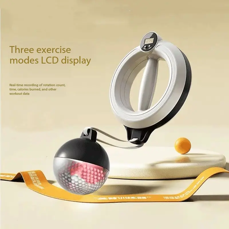 Smart Counting Flash Arm Exerciser, Upgraded Hand Crank Arm & Shoulder Workout Tool