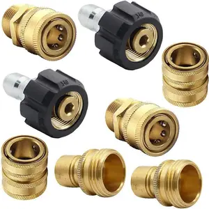 3/8 Male Thread to 22mm 1.5 Male Thread Connector, Stainless Steel Water Gun Pipe External Connector, Power Tool Accessories